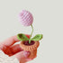 DIY Handwoven Mini Potted Flower – Rose Design