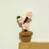 DIY Handwoven Mini Potted Flower – Rose Design