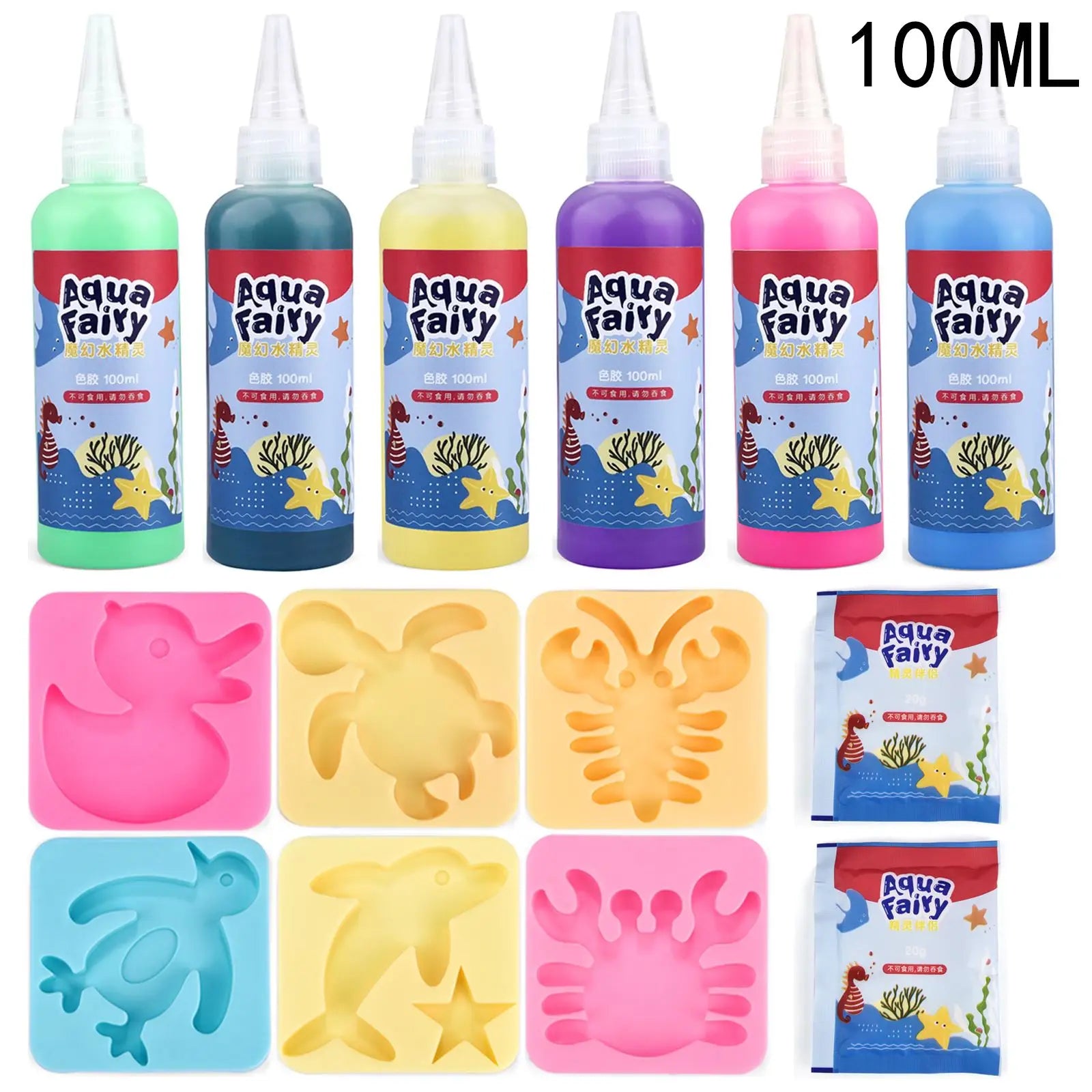 3D Aqua Fairy Gel Toy Kit