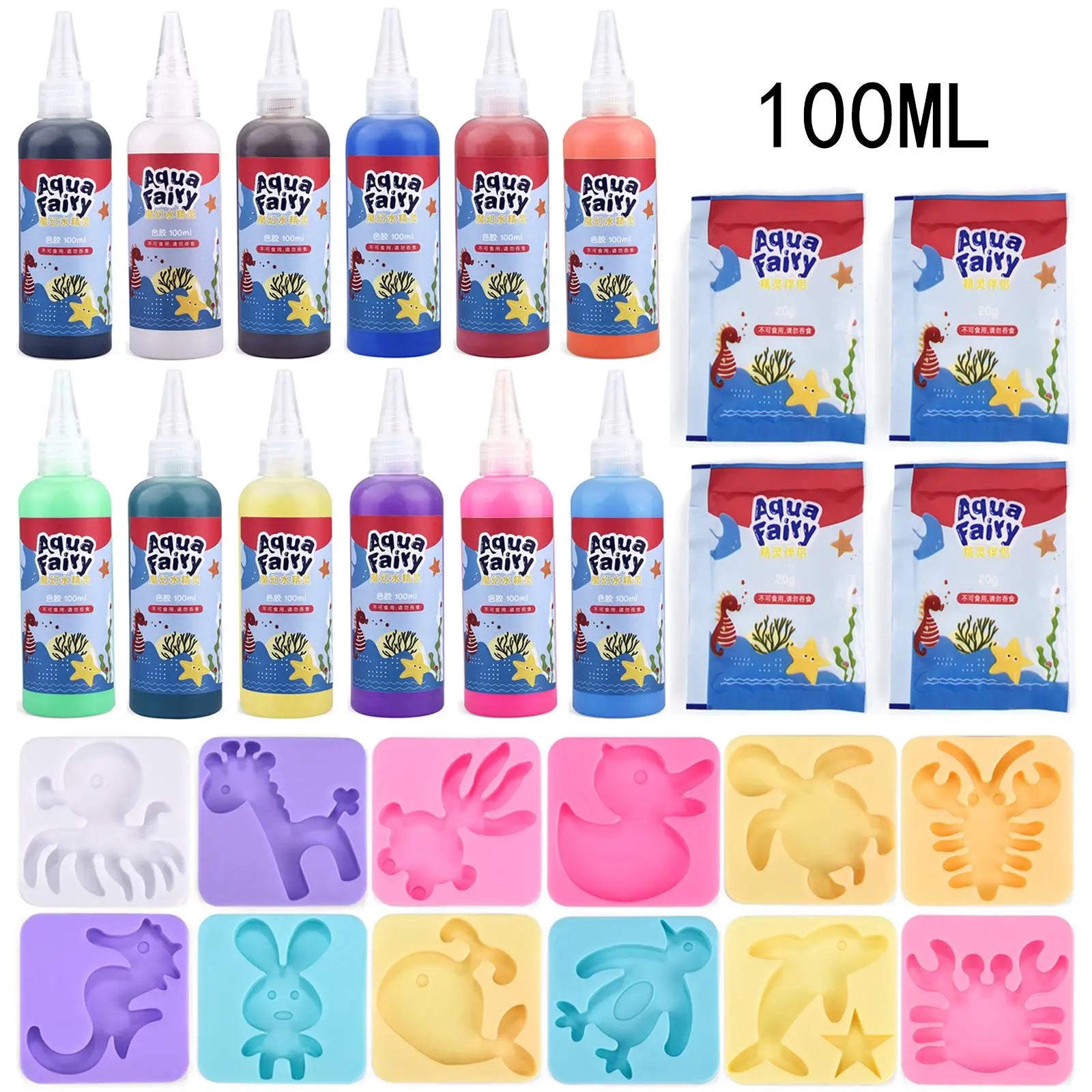 3D Aqua Fairy Gel Toy Kit