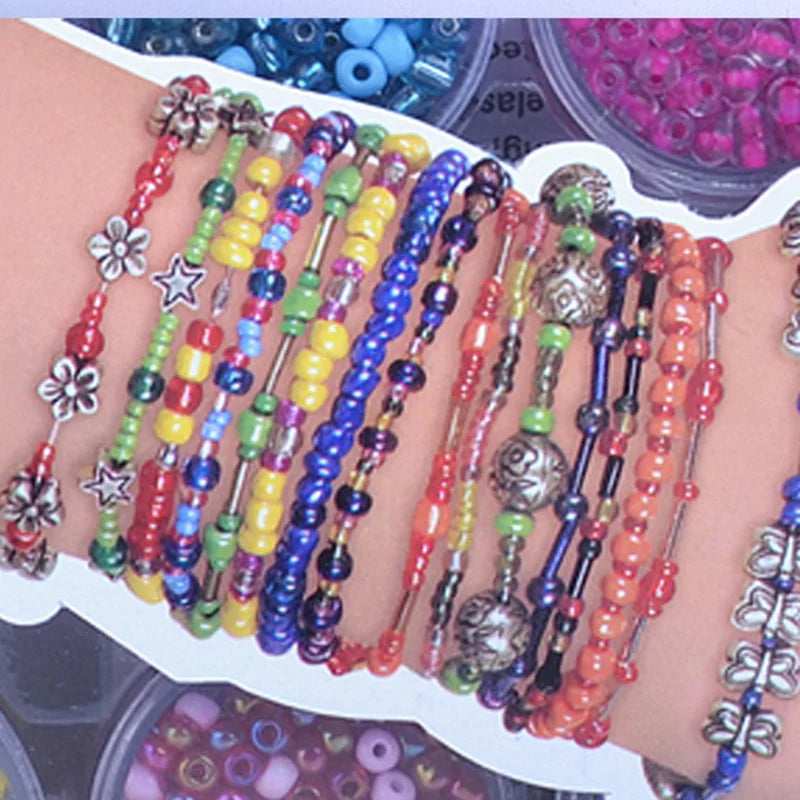 Girls DIY Bracelet Making Kit – Creative Jewelry Craft Set