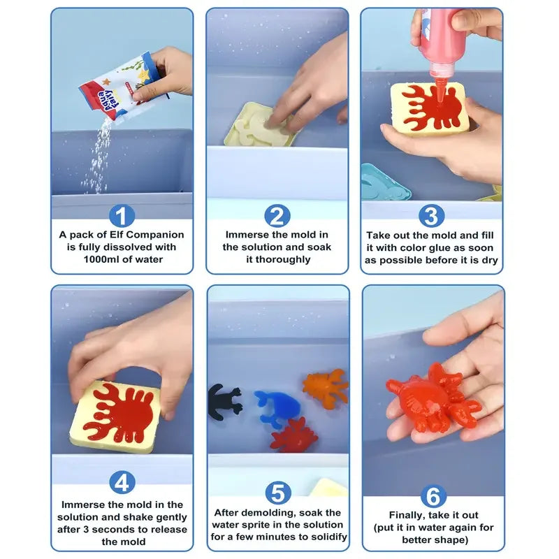 3D Aqua Fairy Gel Toy Kit