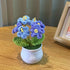 DIY Handwoven Mini Potted Flower – Rose Design