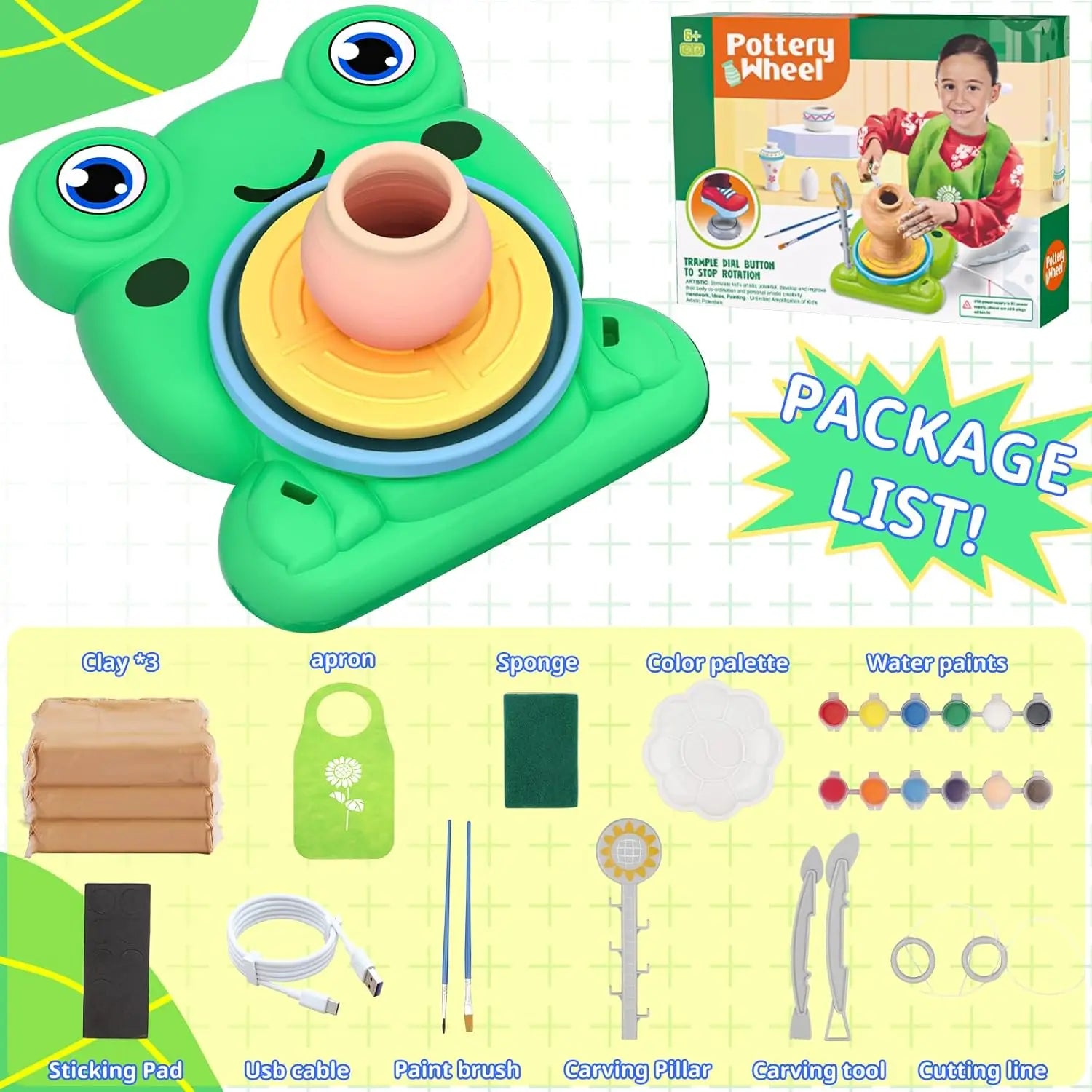 Pottery Wheel Toy for Kids