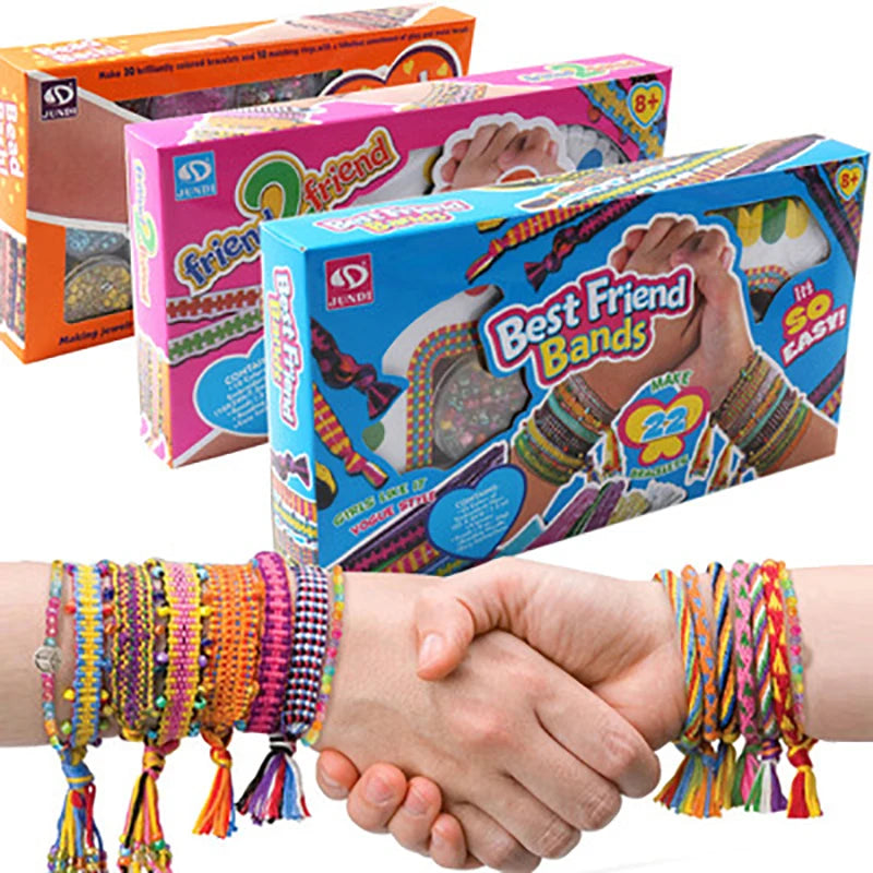 Girls DIY Bracelet Making Kit – Creative Jewelry Craft Set