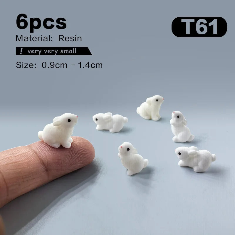 Miniature Cute Rabbit Figurine