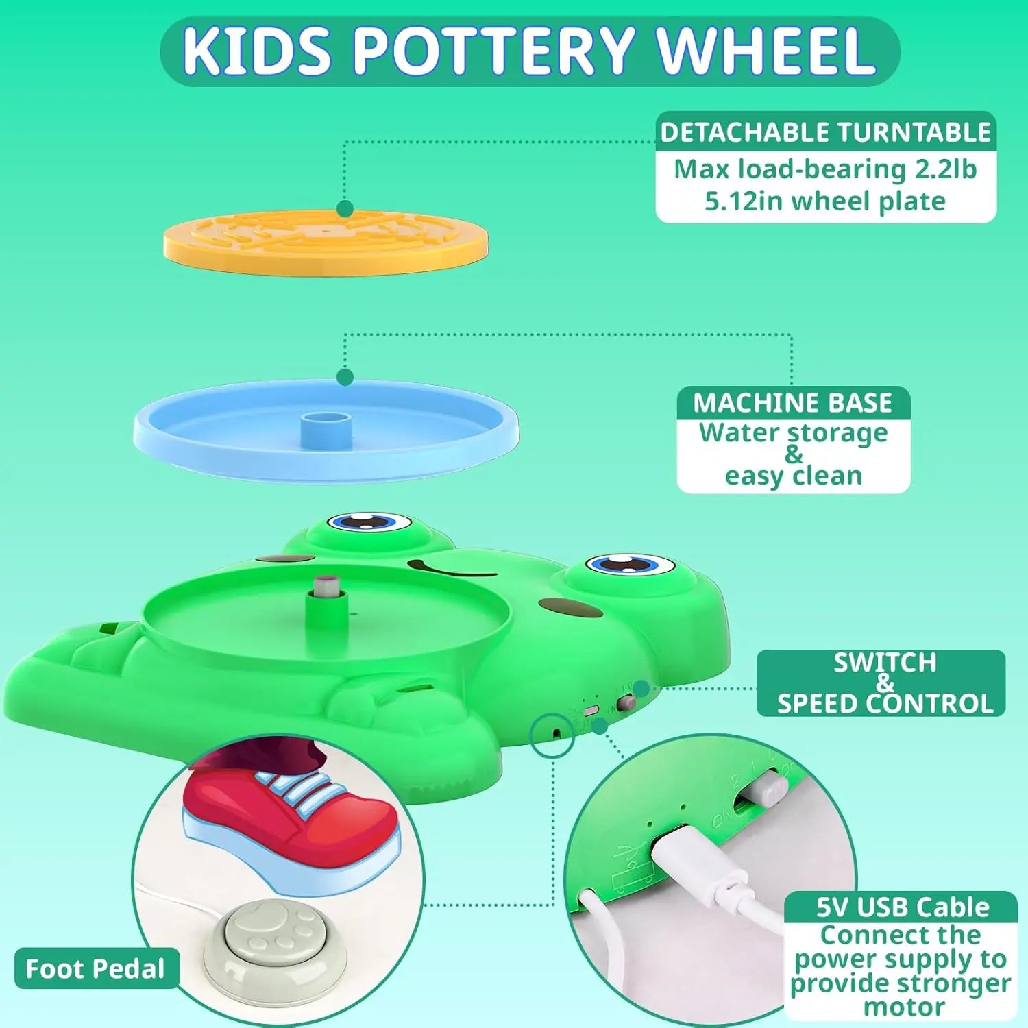 Pottery Wheel Toy for Kids