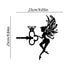 Iron Silhouette Witch Garden Stake