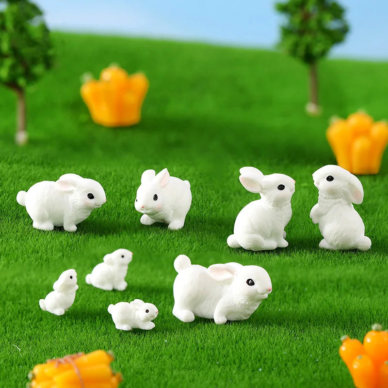 Miniature Cute Rabbit Figurine
