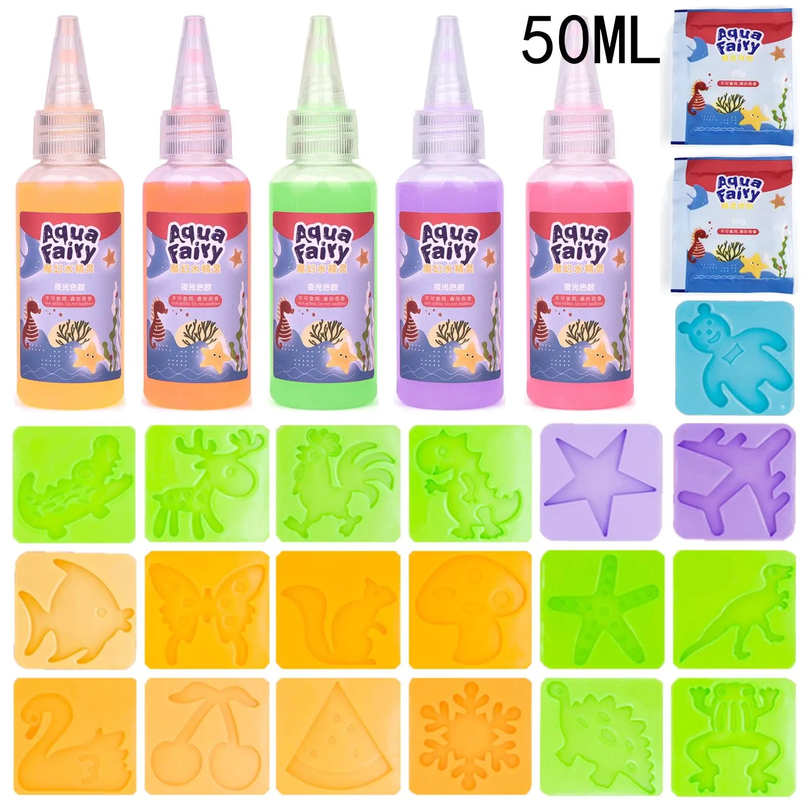 3D Aqua Fairy Gel Toy Kit